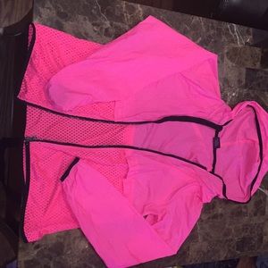 Pink windbreaker